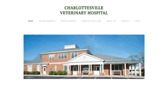 Desktop Screenshot of charlottesvilleveterinaryhospital.com