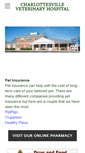 Mobile Screenshot of charlottesvilleveterinaryhospital.com